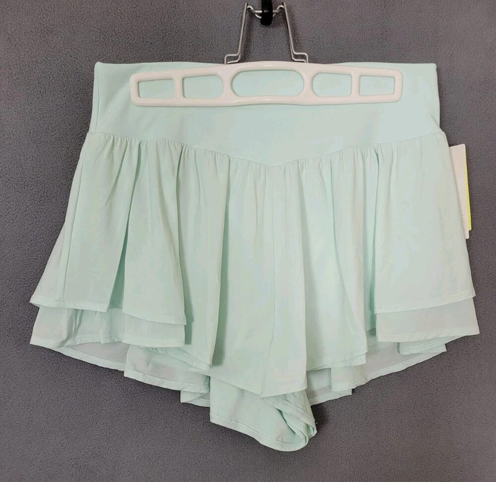 All in Motion Womens Medium Mint Green Woven Ultra Light Active Dance Shorts